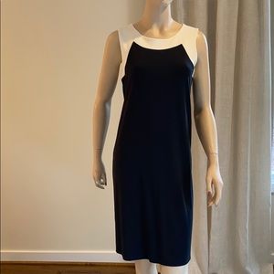 J.Jill Classic Black and White Knit Dress